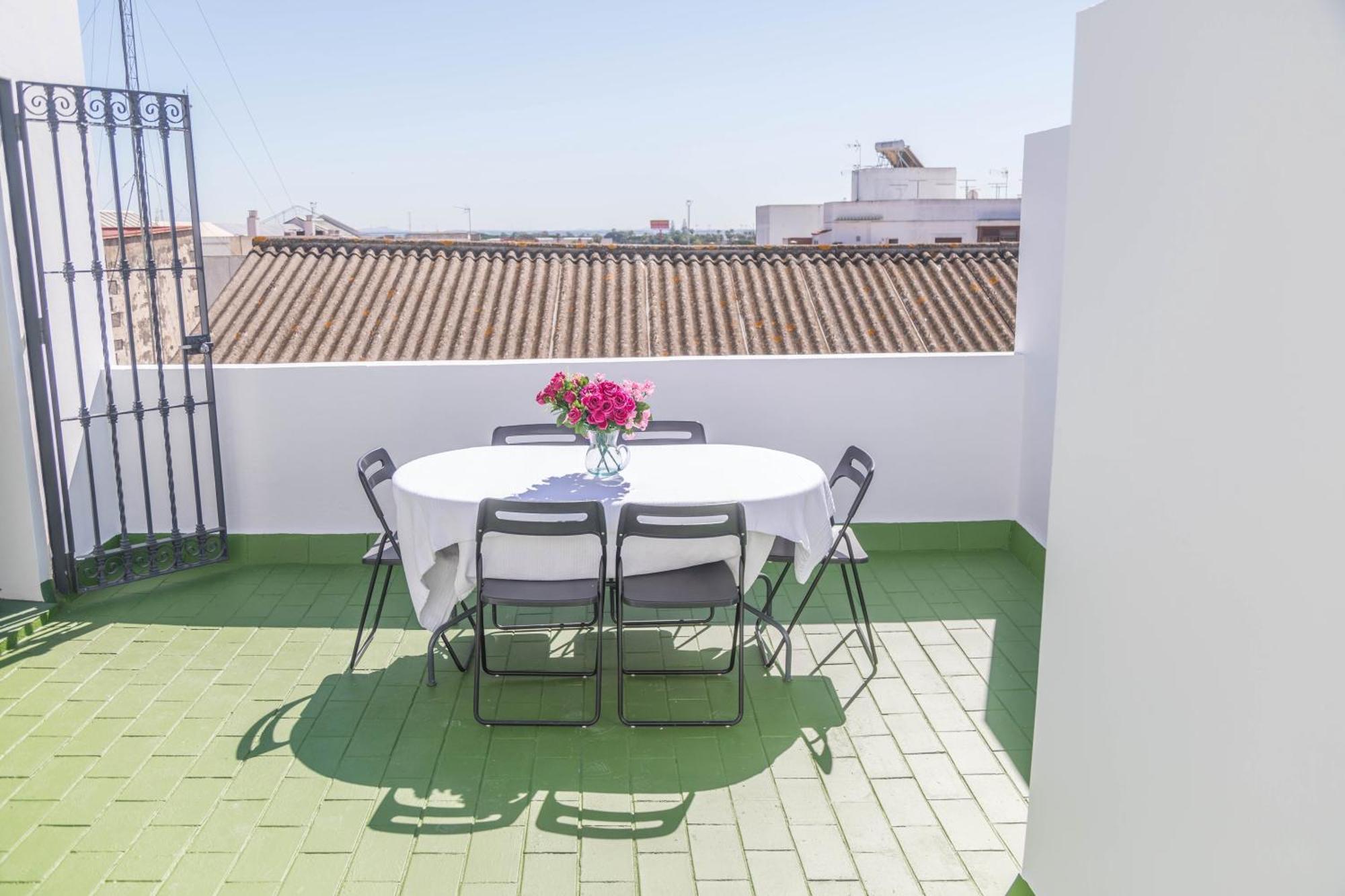El Teatro Atico Con Terraza Apartment El Puerto de Santa Maria Bagian luar foto