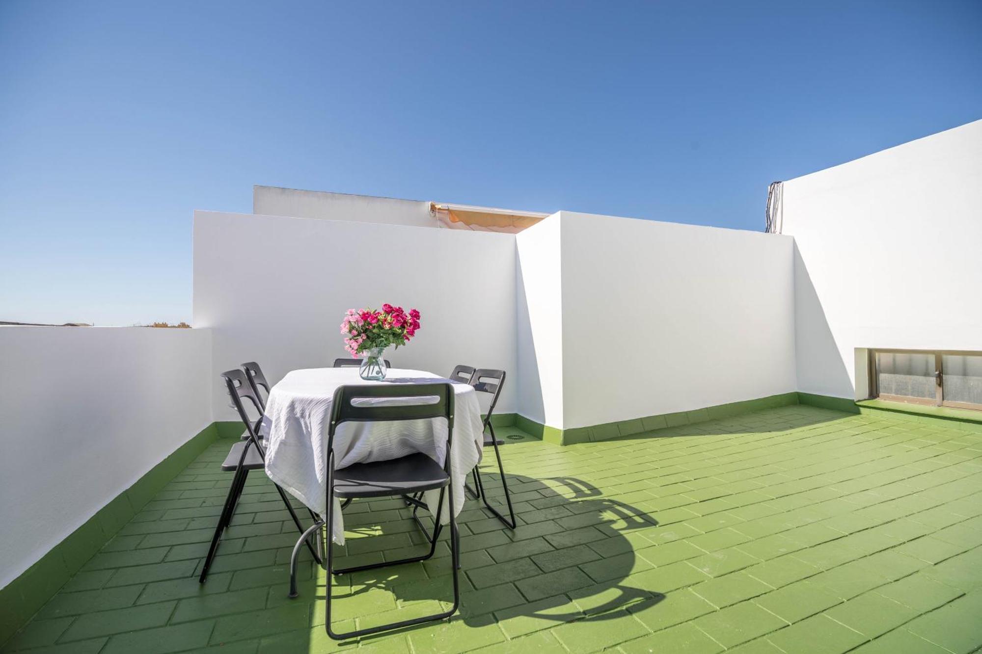 El Teatro Atico Con Terraza Apartment El Puerto de Santa Maria Bagian luar foto